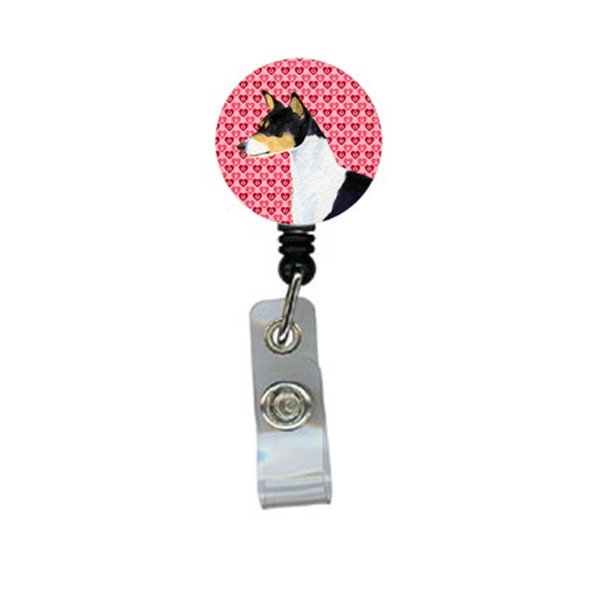 Teachers Aid Basenji Retractable Badge Reel Or Id Holder With Clip TE238603